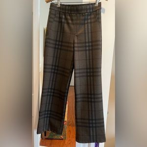 Sanctuary Dress Pants Size Small Pull On Crop Tartan Plaid Poly Rayon Stretch